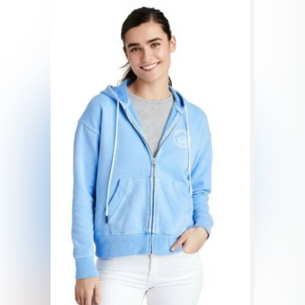 Vineyard Vines Light Blue Zip-Up Jacket